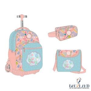 Cartable a roulettes SUPERPACK BEACH  3pcs