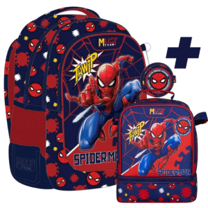 PACK 2 PIECES  Sac a Dos Must SPIDY 43 cm