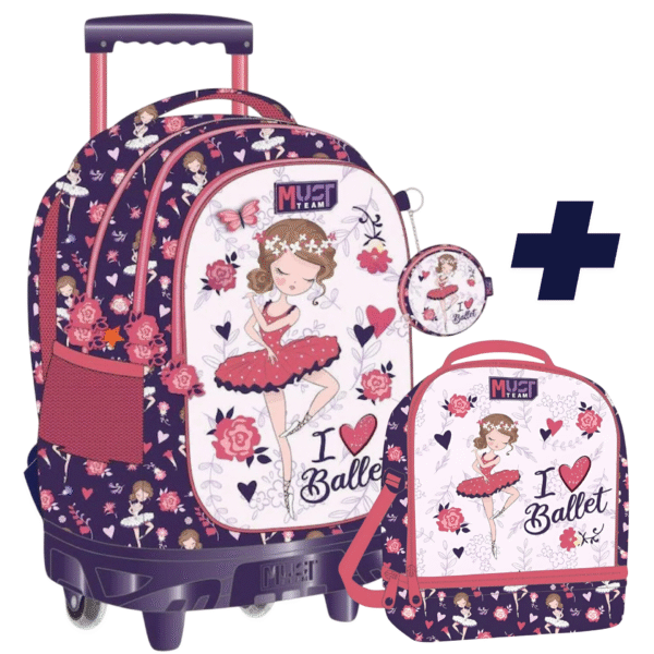PACK Roulettes 2 pieces MUST  I love ballet 44 cm