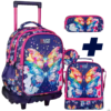 PACK Roulettes 3 pieces MUST PAPILLON Violet 45 cm