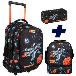PACK Roulettes 3 pieces  MUST Spaceship 45 cm