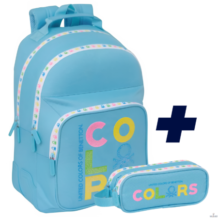 PACK SAC A DOS 2 PIECES Benetton Spring 42 cm