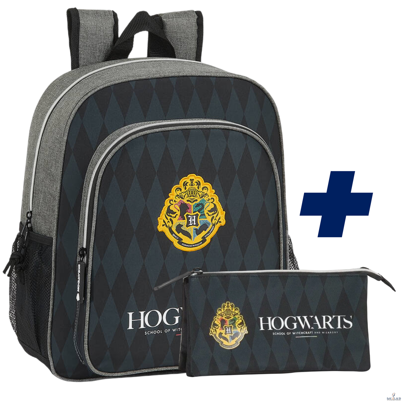 PACK SAC A DOS 2 pieces Harry Potter HOGWARTS 38 cm