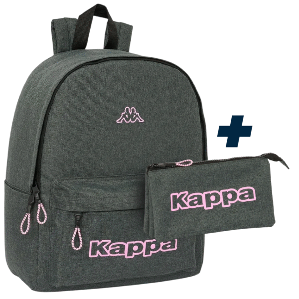 PACK  SAC A DOS 2 pieces Kappa Silver 40 cm