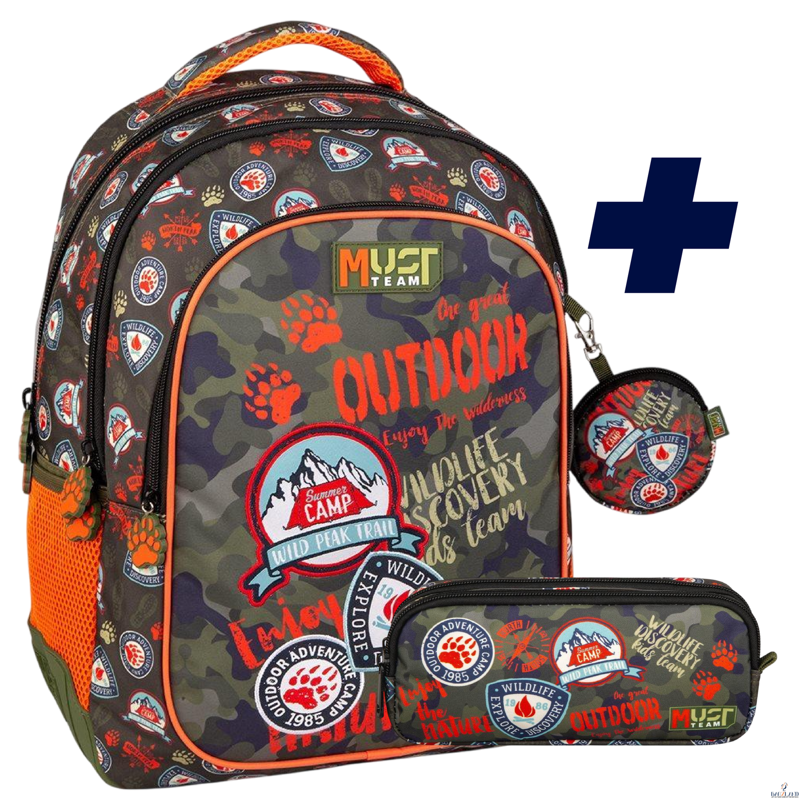 PACK SAC A DOS 2 pieces Must Adventure 43 cm