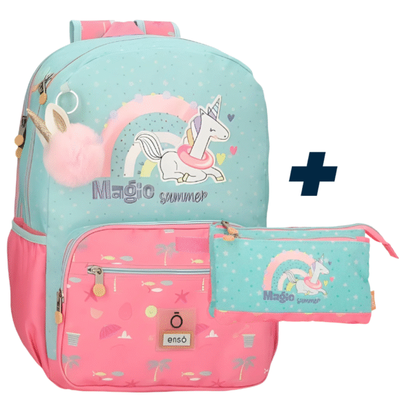 PACK  SAC A DOS 2 pieces enso Magic Summer 42 cm