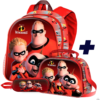 PACK sac a dos 3 pieces CRECHE 3D The Incredibles 31cm + SAC REPAS + TROUSSE