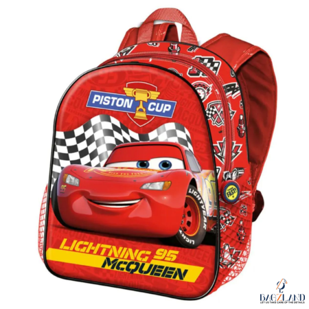 Sac à dos creche 3D CARS Mcqueen 31 cm