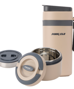 Set de gourde et lunchbox PINNACLE INOX CLAY BEIGE