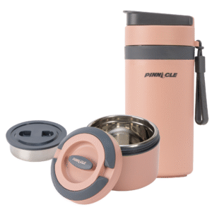 Set de gourde et lunchbox PINNACLE INOX DUSTY PINK