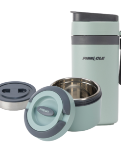 Set de gourde et lunchbox PINNACLE INOX GLACIAL GREEN