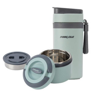 Set de gourde et lunchbox PINNACLE INOX GLACIAL GREEN