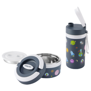 Set de gourde et lunchbox PINNACLE INOX SPACESHIP