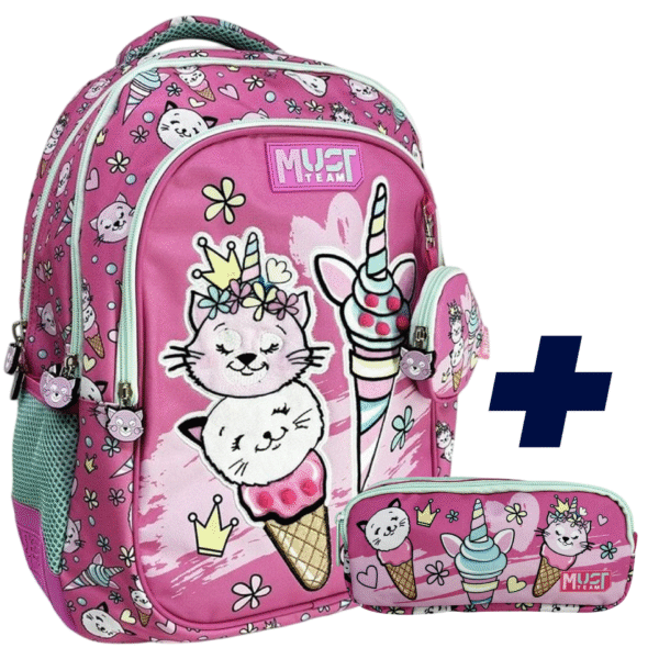 PACK SAC A DOS 2 pieces MustIce Cream 43 cm