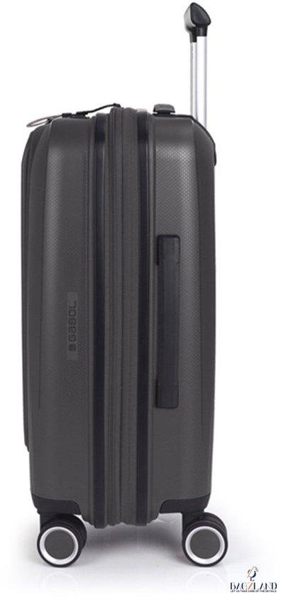 Valise cabine BROOKLYN avec poche pour ordinateur portable GRIS – Image 2