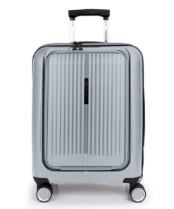 Valise cabine BROOKLYN avec poche pour ordinateur portable ARGENT