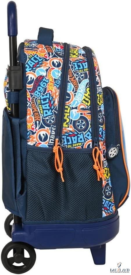 Cartable a roulettes Safta Hot Wheels CHALLENGE 45 cm – Image 2