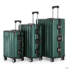 Set de 3 valises Hardshell Metallic Green