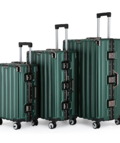 Set de 3 valises Hardshell Metallic Green