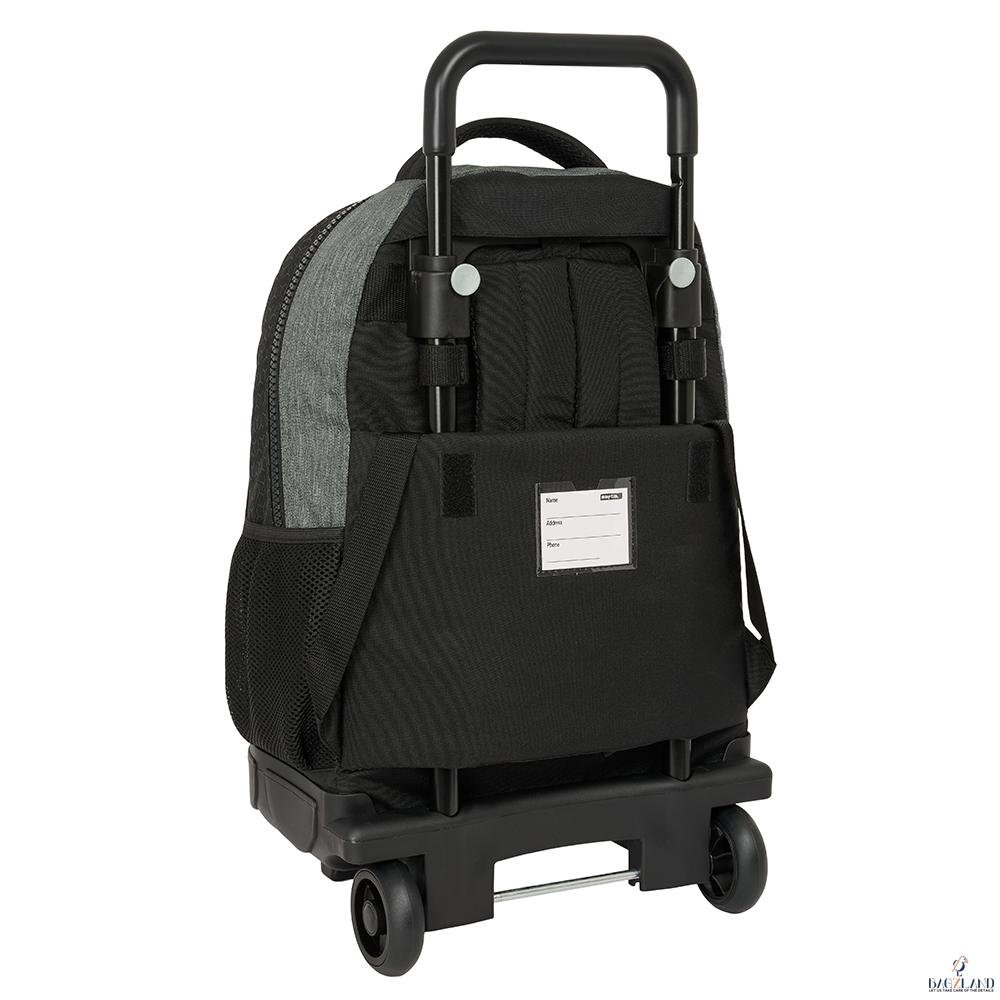 Cartable a roulettes SAFTA Blackfit old school 45 cm – Image 3