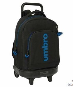 Cartable a roulettes SAFTA umbro jet black 45 cm