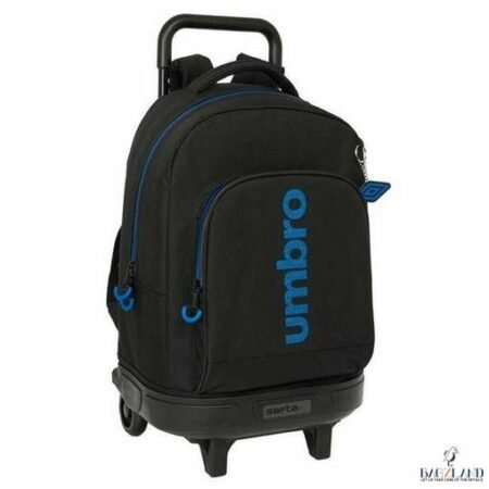 Cartable a roulettes SAFTA umbro jet black 45 cm