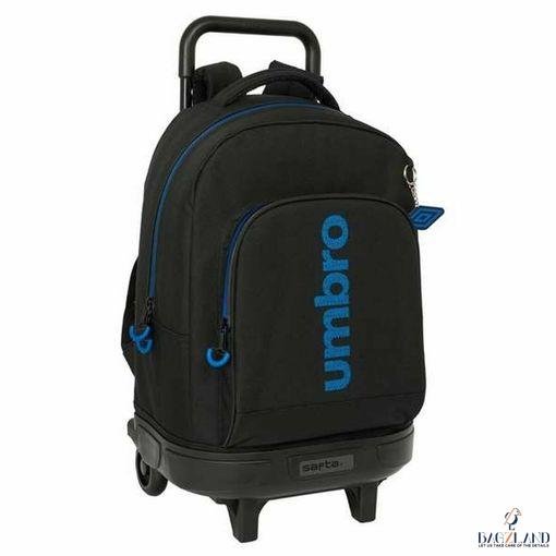 Cartable a roulettes SAFTA umbro jet black 45 cm