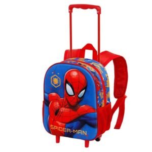 Cartable a roulettes Creche 3D SPIDERMAN Leader 34cm