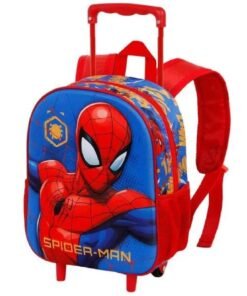Cartable a roulettes Creche 3D SPIDERMAN Leader 34cm