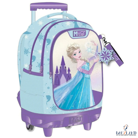 Cartable a roulettes MUST frozen magic 44 cm