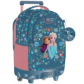 Cartable a roulettes MUST Frozen flowers 44 cm