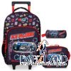 Pack Cartable a roulettes CP Must EXPLORE 43cm 3 Pieces