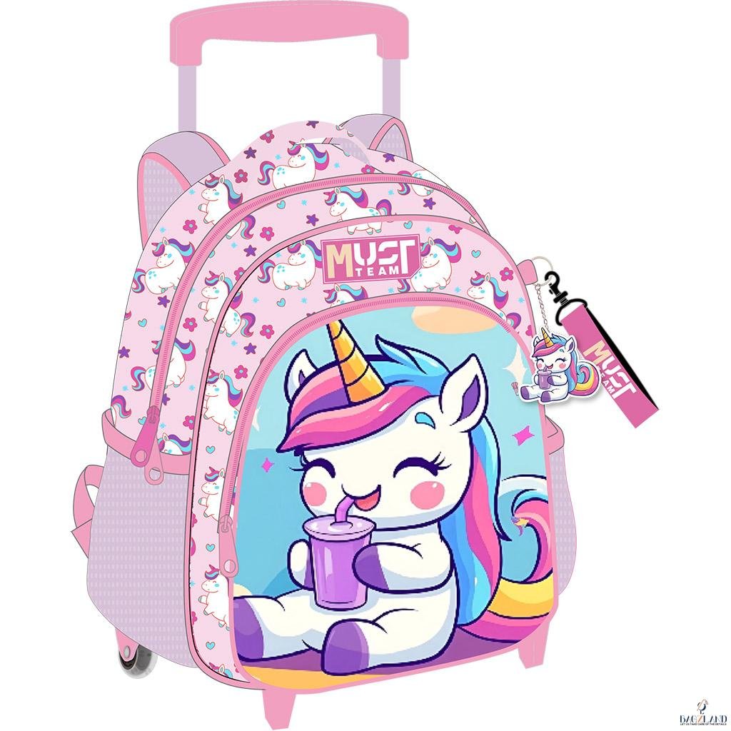 Cartable a roulettes Creche MUST Cute Unicorn 31 cm