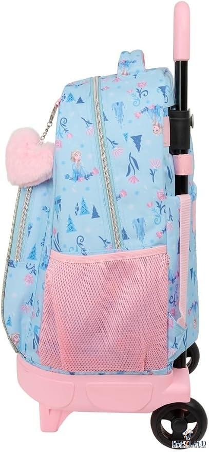 Cartable a roulettes SAFTA Frozen Ice Magic Bleu 45cm – Image 2