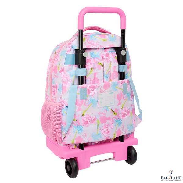 Cartable a roulettes SAFTA BARBIE "PAINTERLY" 45cm – Image 3