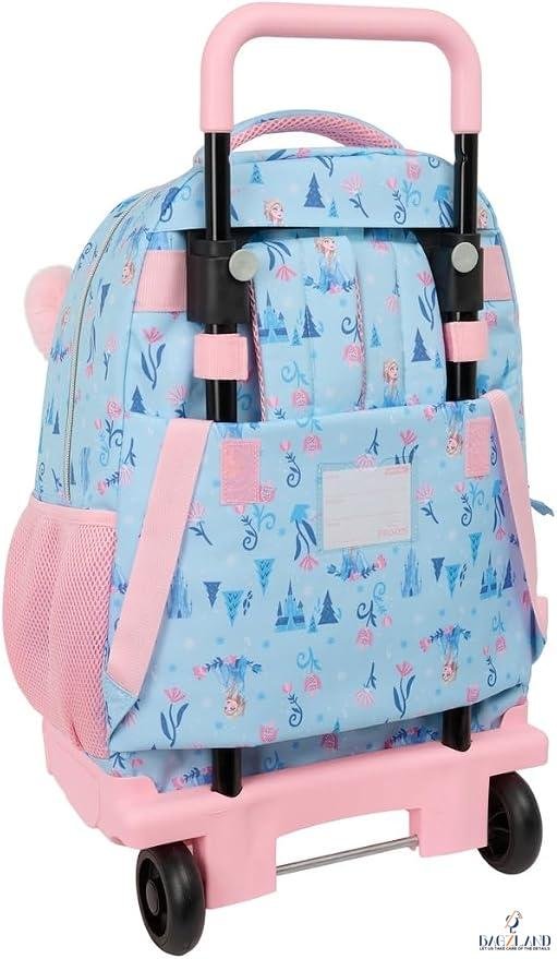 Cartable a roulettes SAFTA Frozen Ice Magic Bleu 45cm – Image 3