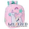 Sac à dos creche 3D Frost Unicornio rosa 33 cm