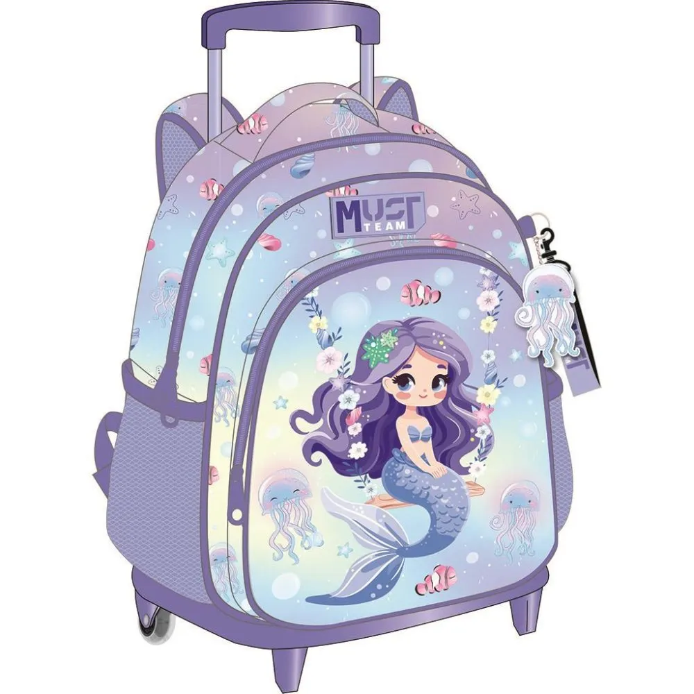 Cartable a roulettes Creche MUST Mermaid Two 31 cm