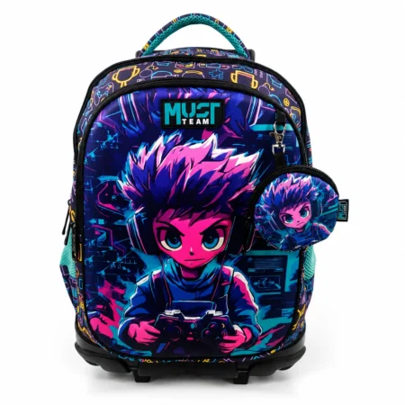 Cartable a roulettes MUST ANIME PLAYER  44 cm
