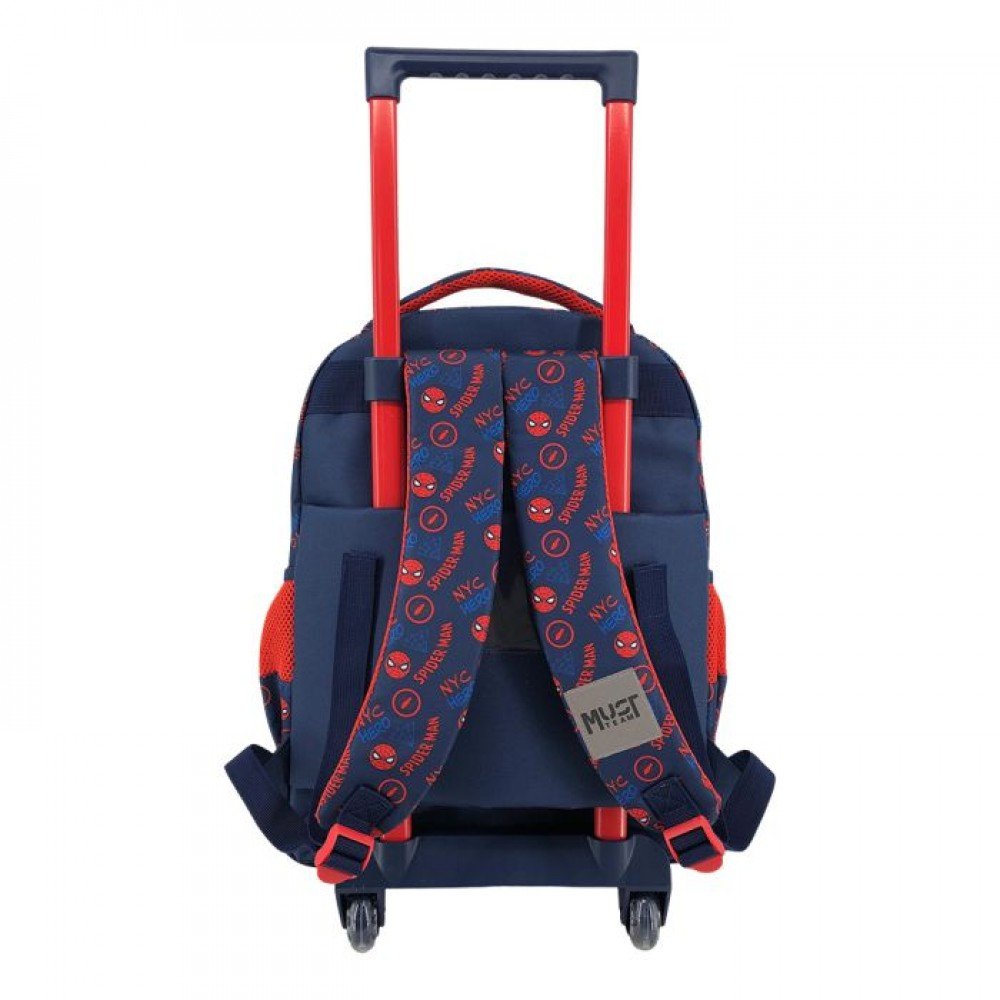 Cartable a roulettes MUST SPIDERMAN NYC 44 cm – Image 2