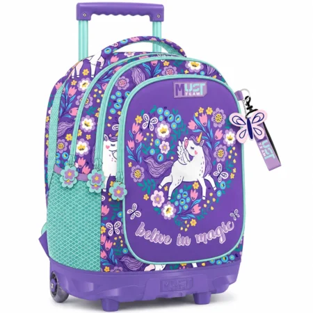 Cartable a roulettes MUST believe in magic  44 cm