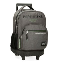 Cartable a roulettes Pepe Jeans EDMON GREY 43 cm