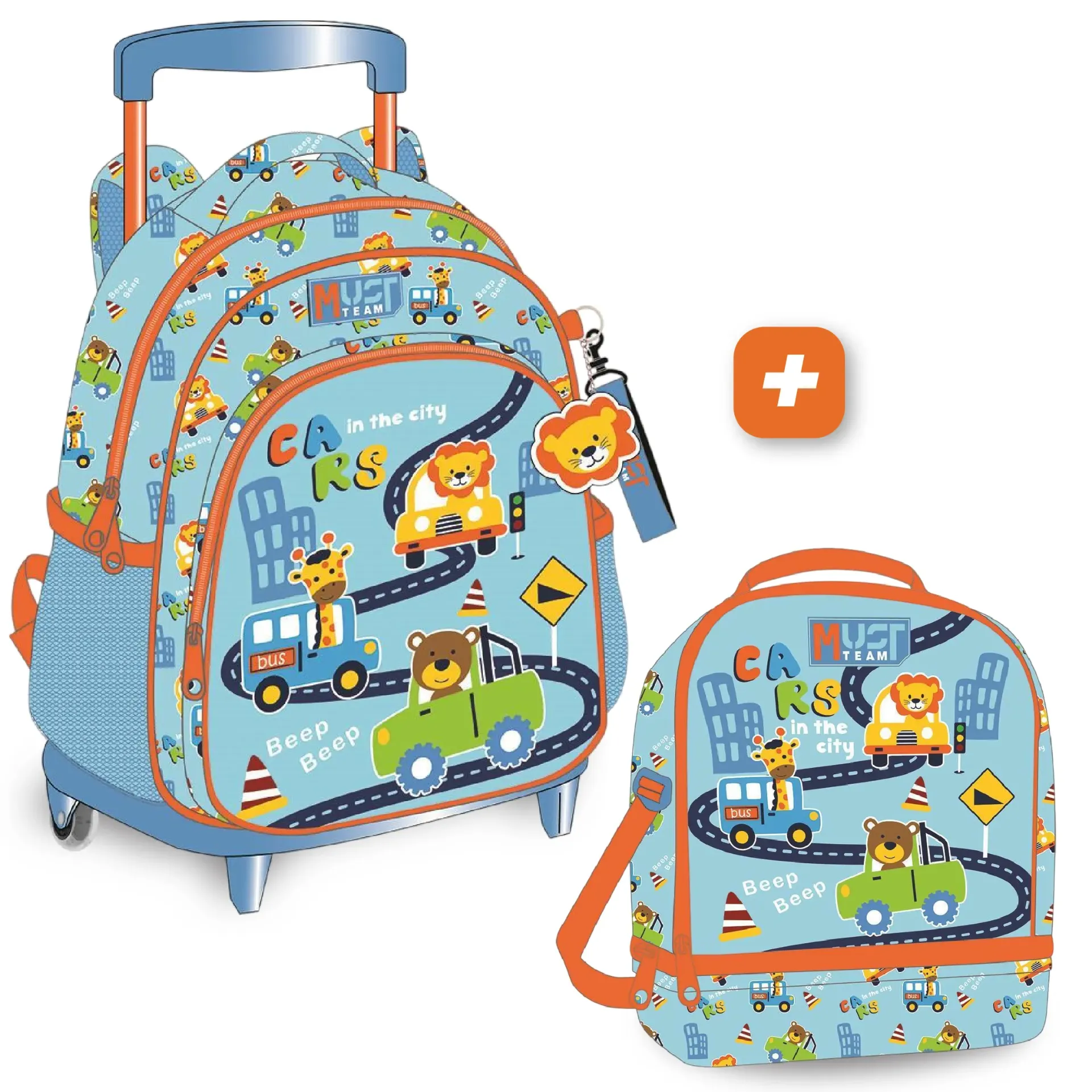 PACK 2 PIECES MUST City Cars 31 cm