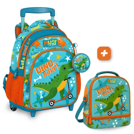 PACK 2 PIECES MUST Dinosaur In Scooter 31 cm