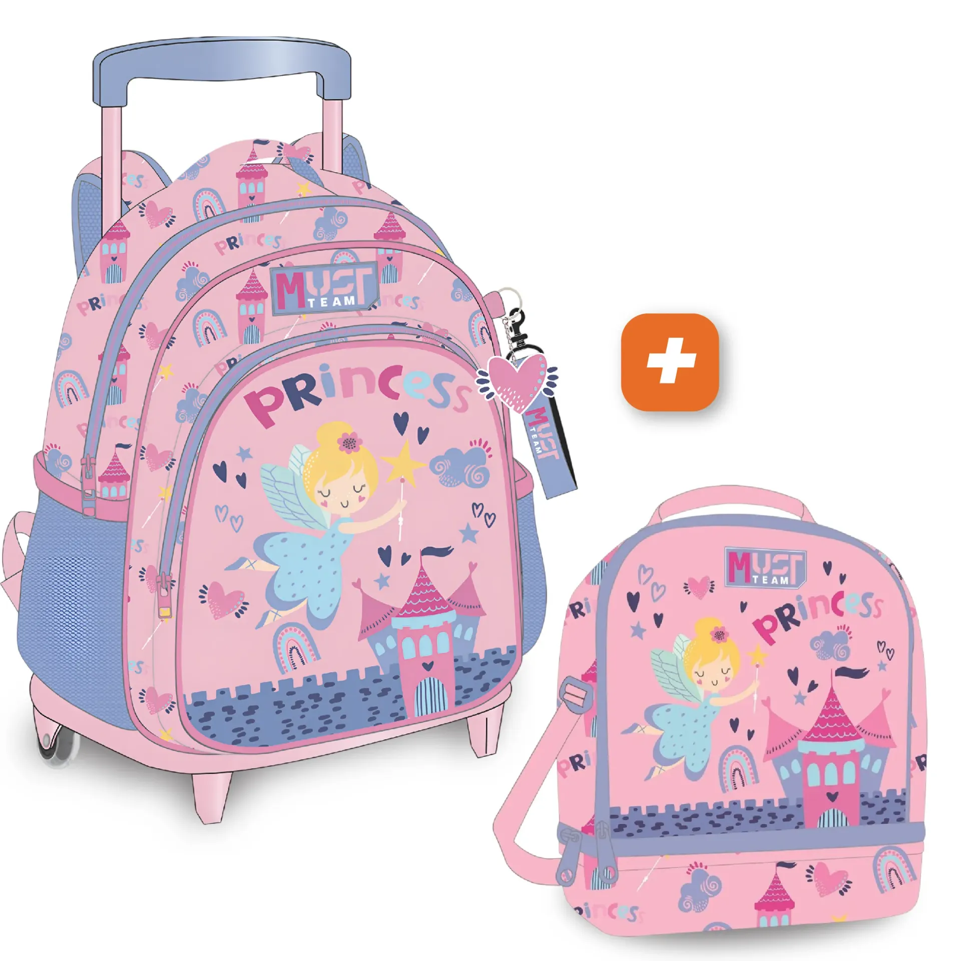 PACK 2 PIECES MUST Princess 31 cm