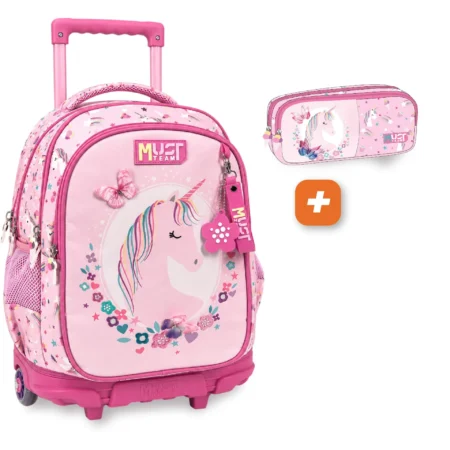 PACK 2 pieces MUST Pink Unicorn 44 cm