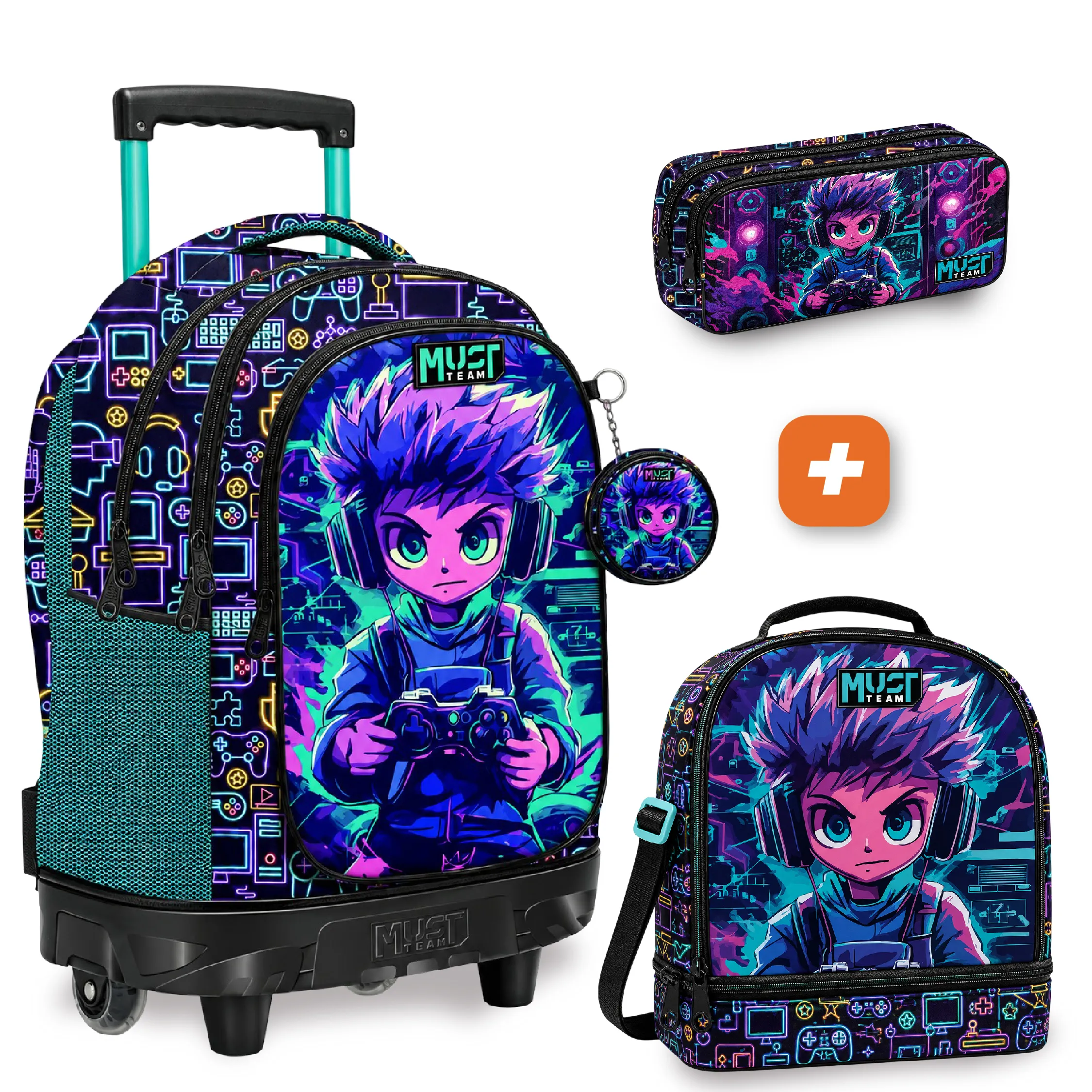 PACK 3 Pieces MUST ANIME boy 44 cm – Image 2