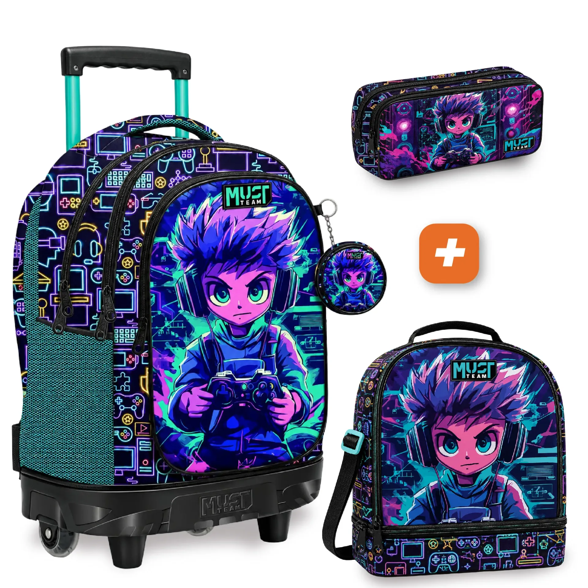 PACK 3 Pieces MUST ANIME boy 44 cm