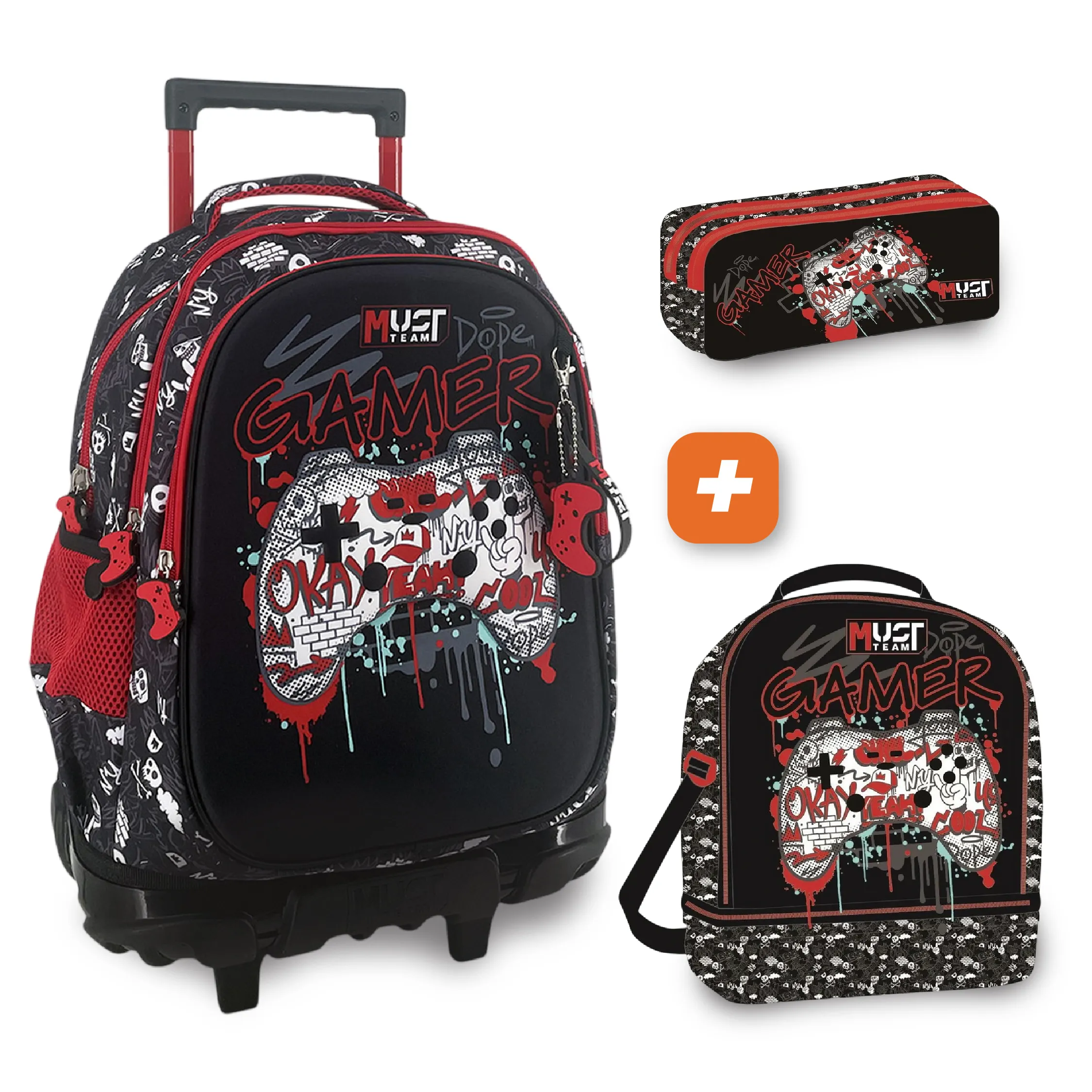 PACK 3 Pieces MUST DOPE GAMER 44 cm – Image 2