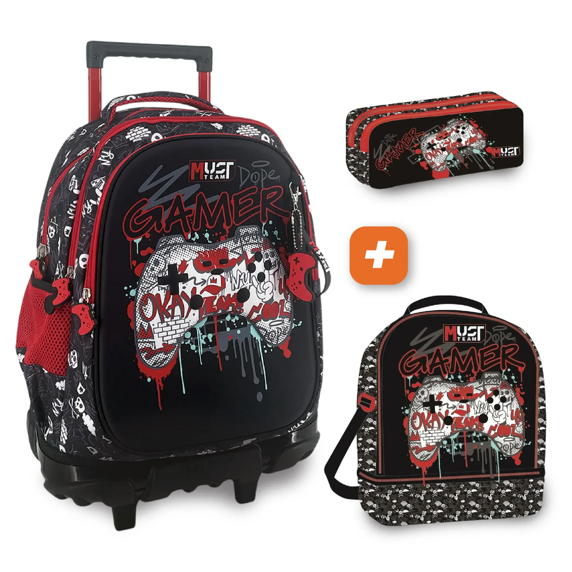 PACK 3 Pieces MUST DOPE GAMER 44 cm